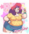 Size: 657x764 | Tagged: safe, artist:punkittdev, pinkie pie, human, g4, adorafatty, bbw, belly, big belly, big breasts, breasts, busty pinkie pie, cleavage, clothes, fat, female, grin, hand on hip, huge belly, humanized, light skin, obese, one eye closed, peace sign, piggy pie, pudgy pie, shorts, smiling, solo, sunglasses, sunglasses on head, thighs, thunder thighs, wide hips