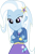 Size: 1656x2520 | Tagged: safe, edit, edited screencap, editor:mrtoonlover83, screencap, trixie, human, equestria girls, g4, background removed, breasts, bust, clothes, crossed arms, female, hair, hairpin, hoodie, lidded eyes, looking down, not a vector, simple background, skirt, smiling, solo, sweater, teenager, top, transparent background, zipper