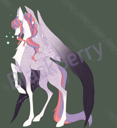 Size: 2200x2400 | Tagged: safe, artist:blackberry907, oc, oc only, pegasus, pony, adoptable, chest fluff, female, high res, mare, solo, watermark