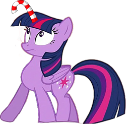 Size: 559x550 | Tagged: safe, edit, edited screencap, editor:incredibubbleirishguy, screencap, twilight sparkle, alicorn, pony, fanfic:bride of discord, g4, gauntlet of fire, background removed, candy, candy cane, christmas, food, holiday, not a vector, twilight sparkle (alicorn)