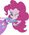 Size: 2062x2520 | Tagged: safe, edit, edited screencap, editor:mrtoonlover83, screencap, pinkie pie, human, equestria girls, g4, background removed, bracelet, breasts, bust, clothes, female, grin, hair, happy, high res, jewelry, not a vector, one eye closed, shirt, simple background, skirt, smiling, solo, teenager, teeth, transparent background, vest, wink