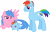 Size: 4641x3000 | Tagged: dead source, safe, artist:lockh34rt, firefly, rainbow dash, rainbow dash (g3), earth pony, pegasus, pony, g1, g3, g4, baby, baby dash, family, father and child, father and daughter, female, filly, firefly as rainbow dash's mom, foal, g1 to g4, g3 to g4, generation leap, hilarious in hindsight, husband and wife, male, mare, mother and child, mother and daughter, prone, rainbow blitz, rainbow blitz (g3), rule 63, simple background, spread wings, stallion, transparent background, wings, younger