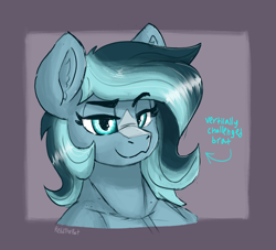 Size: 2594x2358 | Tagged: safe, artist:reddthebat, oc, oc only, oc:alaska (reddthebat), ghost, ghost pony, pegasus, pony, bust, eyebrows, eyebrows visible through hair, female, high res, lidded eyes, looking at you, mare, smiling, smiling at you, solo