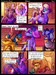 Size: 1536x2048 | Tagged: safe, artist:mrraapeti, oc, alicorn, earth pony, pegasus, pony, unicorn, g4, comic