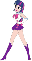 Size: 1024x1933 | Tagged: safe, artist:homersimpson1983, twilight sparkle, equestria girls, g4, 1000 hours in ms paint, background removed, boots, clothes, cosplay, costume, gloves, high heel boots, sailor moon (series), sailor moon boots, sailor senshi, sailor twilight, sailor uniform, shirt, shoes, simple background, skirt, solo, transparent background, uniform