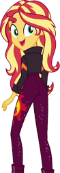 Size: 892x2520 | Tagged: safe, edit, edited screencap, editor:mrtoonlover83, screencap, sunset shimmer, human, equestria girls, g4, ass, background removed, bunset shimmer, butt, clothes, female, not a vector, rear view, simple background, solo, transparent background