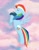 Size: 2543x3252 | Tagged: safe, artist:izzierichard, rainbow dash, g4, high res