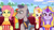 Size: 3072x1727 | Tagged: safe, screencap, dreamy (g5), flowa queen, notepad (g5), paisley bluebell, posey bloom, sundae (g5), earth pony, pony, unicorn, equestria's got talent, g5, my little pony: tell your tale, spoiler:g5, spoiler:my little pony: tell your tale, spoiler:tyts01e69, clothes, female, food, frown, male, mare, open mouth, open smile, popcorn, scarf, smiling, stallion