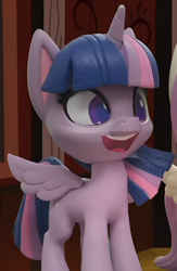 Size: 1244x1910 | Tagged: safe, screencap, twilight sparkle, alicorn, pony, diy with my little pony - carving contest, g4, g4.5, my little pony: stop motion short, cropped, cute, open mouth, smiling, solo, twilight sparkle (alicorn)