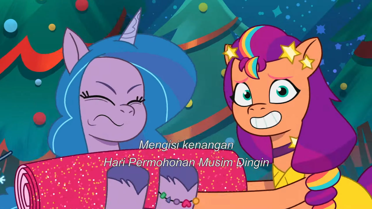 My Little Pony Sezon 8 Odc 12 #3256835 - safe, screencap, izzy moonbow, sunny starscout, earth pony