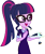 Size: 2105x2520 | Tagged: safe, edit, edited screencap, editor:mrtoonlover83, screencap, sci-twi, twilight sparkle, human, equestria girls, g4, background removed, cake, clothes, dress, female, food, fork, glasses, high res, not a vector, ponytail, simple background, solo, transparent background