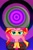 Size: 1030x1555 | Tagged: safe, artist:paco777yuyu, sunset shimmer, equestria girls, g4, dark background, evil, female, hat, hypnosis, hypnotic, hypnotist, hypnotized, looking at you, minions, solo, spiral, swirly eyes