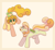 Size: 2800x2600 | Tagged: safe, artist:php193, junebug, oc, oc:hallow boon, earth pony, pony, g4, bow, cute, duo, female, hair bow, happy, heart, heart eyes, high res, mare, simple background, tail, tail bow, wingding eyes