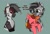 Size: 1280x875 | Tagged: safe, artist:хлебушек, oc, oc:canada, oc:drew dru, oc:kanter, pony, unicorn, zebra