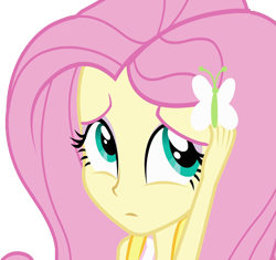 Size: 2681x2520 | Tagged: safe, edit, edited screencap, editor:mrtoonlover83, screencap, fluttershy, human, equestria girls, g4, background removed, female, high res, not a vector, simple background, solo, transparent background