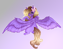 Size: 2841x2229 | Tagged: safe, artist:krissstudios, oc, oc only, pegasus, pony, female, gradient background, high res, mare, solo