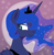 Size: 958x987 | Tagged: safe, artist:dsstoner, princess luna, alicorn, pony, g4, bust, eyeshadow, female, heart, heart eyes, jewelry, makeup, mare, moon, portrait, regalia, smiling, solo, stars, wingding eyes