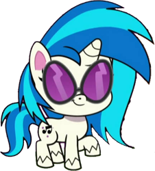 Size: 433x480 | Tagged: safe, artist:pascalmulokozi2, edit, edited screencap, screencap, dj pon-3, vinyl scratch, pony, unicorn, g4.5, my little pony: pony life, whoof-dunnit, background removed, female, mare, not a vector, simple background, solo, transparent background