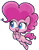 Size: 290x376 | Tagged: safe, edit, edited screencap, editor:pascalmulokozi2, screencap, pinkie pie, earth pony, pony, disappearing act, g4, g4.5, my little pony: pony life, background removed, female, mare, not a vector, open mouth, simple background, solo, transparent background