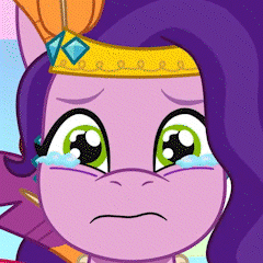 Size: 240x240 | Tagged: safe, screencap, pipp petals, pegasus, pony, g5, my little pony: tell your tale, ponykind parade-emonium, spoiler:g5, spoiler:my little pony: tell your tale, spoiler:tyts01e45, animated, cropped, crying, female, gif, mare, solo