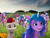 Size: 2048x1536 | Tagged: safe, edit, edited screencap, screencap, dahlia, izzy moonbow, pipp petals, queen haven, rocky riff, zipp storm, earth pony, pegasus, pony, unicorn, g5, adorapipp, background removed, clothes, crown, cute, eyes closed, female, floppy ears, flower, flower in hair, grass, group, happy, irl, izzybetes, jewelry, male, mare, mother and child, mother and daughter, necklace, phone, photo, ponies in real life, regalia, royal sisters (g5), scarf, siblings, sisters, smiling, spread wings, stallion, stretching, tiara, wings