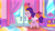 Size: 3072x1727 | Tagged: safe, screencap, pipp petals, pegasus, pony, g5, my little pony: tell your tale, ponykind parade-emonium, spoiler:g5, spoiler:my little pony: tell your tale, spoiler:tyts01e45, clothes, curtains, door, feather, female, folded wings, frown, furniture, indoors, mare, nervous, nervous sweat, scarf, solo, sweat, sweatdrop, window, wings