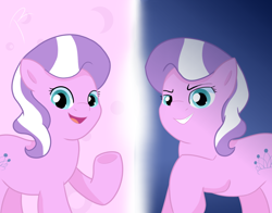 Size: 1380x1080 | Tagged: safe, artist:reinbou, diamond tiara, earth pony, pony, g4, looking at you, simple background, smiling