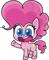 Size: 471x582 | Tagged: safe, edit, edited screencap, editor:pascalmulokozi2, screencap, pinkie pie, earth pony, pony, g4.5, my little pony: pony life, the fast and the furriest, background removed, female, mare, not a vector, simple background, solo, transparent background