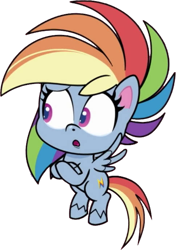 Size: 485x687 | Tagged: safe, edit, edited screencap, editor:pascalmulokozi2, screencap, rainbow dash, pegasus, pony, g4.5, my little pony: pony life, the fast and the furriest, background removed, confused, crossed arms, flying, not a vector, simple background, solo, transparent background