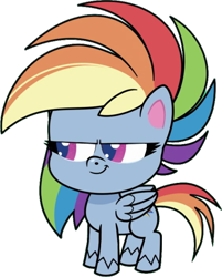 Size: 568x705 | Tagged: safe, edit, edited screencap, editor:pascalmulokozi2, screencap, rainbow dash, pegasus, pony, g4, g4.5, my little pony: pony life, the best of the worst, background removed, female, mare, not a vector, simple background, solo, transparent background