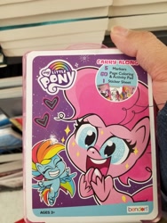 Size: 3024x4032 | Tagged: safe, applejack, fluttershy, pinkie pie, rainbow dash, rarity, twilight sparkle, alicorn, earth pony, pegasus, pony, unicorn, g4, g4.5, my little pony: pony life, coloring page, marker, merchandise, sticker, twilight sparkle (alicorn)