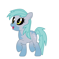 Size: 1200x1200 | Tagged: safe, artist:prixy05, derpy hooves, kelpie, g4, black sclera, kelpiefied, simple background, solo, species swap, transparent background, vector
