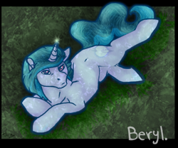 Size: 600x500 | Tagged: safe, artist:beryl, oc, oc only, oc:beryl, pony, unicorn, solo