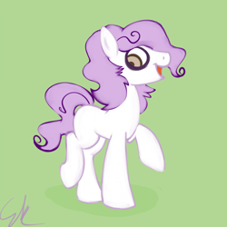 Size: 500x500 | Tagged: safe, artist:cottonsulk, oc, oc only, oc:cottonsulk, earth pony, pony, green background, palette swap, recolor, simple background, solo