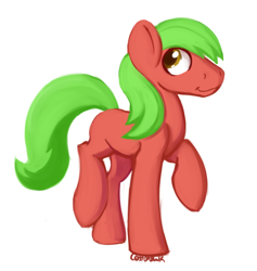 Size: 504x531 | Tagged: safe, artist:cottonsulk, oc, oc only, earth pony, pony, male, simple background, solo, stallion, white background