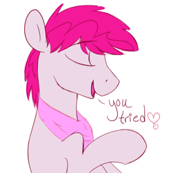 Size: 1280x1292 | Tagged: safe, artist:cottonsulk, oc, oc only, oc:raspberry scents, earth pony, pony, male, simple background, solo, stallion, white background