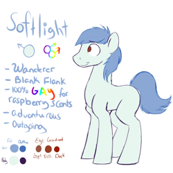 Size: 600x600 | Tagged: safe, artist:cottonsulk, oc, oc only, oc:softlight, earth pony, pony, implied gay, male, simple background, solo, stallion, white background
