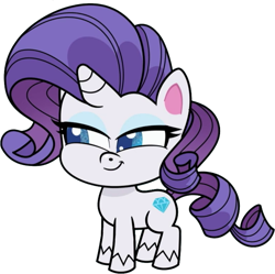 Size: 771x769 | Tagged: safe, edit, edited screencap, editor:pascalmulokozi2, screencap, rarity, pony, unicorn, g4.5, my little pony: pony life, the best of the worst, background removed, female, mare, not a vector, simple background, solo, transparent background