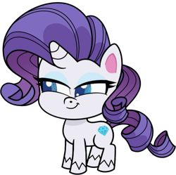 Size: 771x769 | Tagged: safe, edit, edited screencap, editor:pascalmulokozi2, screencap, rarity, pony, unicorn, g4, g4.5, my little pony: pony life, the best of the worst, background removed, female, mare, not a vector, simple background, solo, transparent background