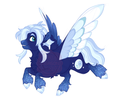 Size: 2900x2300 | Tagged: safe, artist:gigason, oc, oc only, oc:lunar, pegasus, pony, high res, magical lesbian spawn, male, offspring, parent:cheerilee, parent:princess luna, simple background, solo, stallion, transparent background