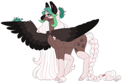 Size: 3865x2697 | Tagged: safe, artist:sleepy-nova, oc, oc:serenity, pegasus, pony, colored wings, female, high res, mare, multicolored wings, simple background, solo, transparent background, wings