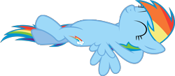 Size: 9000x3918 | Tagged: safe, artist:dipi11, rainbow dash, pegasus, pony, g4, rainbow falls, season 4, .ai available, ^^, absurd resolution, cute, cyan skin, dashabetes, eyes closed, female, happy, mare, png, relaxed, relaxing, simple background, smiling, solo, spread wings, transparent background, vector, wings