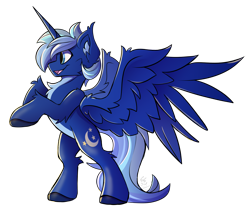 Size: 1800x1500 | Tagged: safe, artist:starcasteclipse, oc, oc only, oc:night sky (polak23), alicorn, pony, alicorn oc, horn, male, simple background, smiling, solo, transparent background, wings
