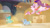 Size: 3072x1727 | Tagged: safe, screencap, pipp petals, pegasus, pony, raccoon, raccoonicorn, g5, my little pony: tell your tale, ponykind parade-emonium, spoiler:g5, spoiler:my little pony: tell your tale, spoiler:tyts01e45, :o, brainwashed, female, flaming eyes, flying, hair dryer, mare, open mouth, spread wings, trio, wings