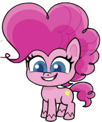 Size: 337x402 | Tagged: safe, edit, edited screencap, editor:pascalmulokozi2, screencap, pinkie pie, earth pony, pony, disappearing act, g4.5, my little pony: pony life, background removed, female, mare, not a vector, simple background, solo, transparent background