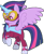 Size: 283x348 | Tagged: safe, edit, edited screencap, editor:pascalmulokozi2, screencap, twilight sparkle, alicorn, pony, g4, power ponies (episode), background removed, female, flying, mare, masked matter-horn costume, not a vector, power ponies, simple background, solo, transparent background, twilight sparkle (alicorn)