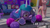 Size: 4400x2475 | Tagged: safe, edit, edited screencap, editor:quoterific, screencap, izzy moonbow, earth pony, pony, unicorn, g5, izzy does it, my little pony: make your mark, my little pony: make your mark chapter 2, background pony, duo, female, glasses, hoof heart, izzy moodbow, mare, relatable, sad, underhoof, yarn, yarn ball