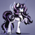 Size: 2050x2050 | Tagged: safe, artist:pen-art78, oc, oc:crysta moon, pony, unicorn, female, high res, mare, solo