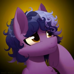 Size: 2000x2000 | Tagged: safe, artist:rrd-artist, oc, oc:starset, earth pony, pony, curly hair, high res, male, nervous, solo, stallion