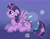 Size: 2593x2000 | Tagged: safe, artist:fillyscoots42, twilight sparkle, alicorn, pony, g4, air pushed out of diaper, decorated diaper, diaper, diaper fetish, fetish, floppy ears, high res, impossibly large diaper, lying down, non-baby in diaper, poofy diaper, prone, smiling, solo, starry diaper, twilight sparkle (alicorn)